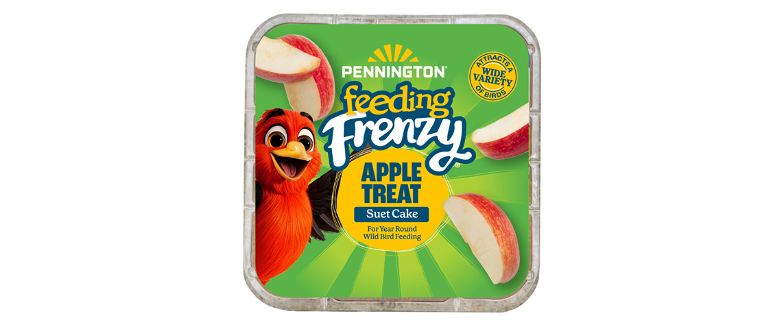 Pennington Feeding Frenzy Apple Treat Suet Cake 11.75 oz